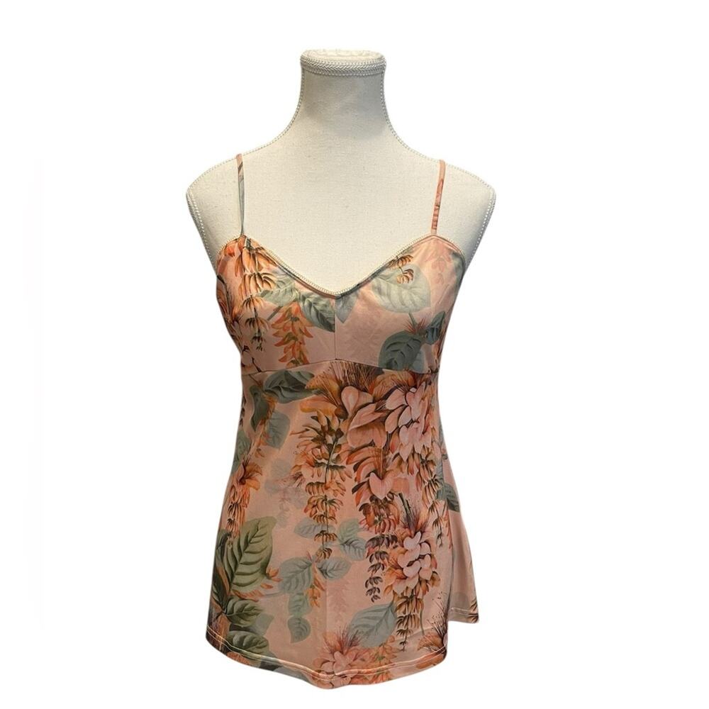 Zimmermann Orange Asymmetrical Fitted Camisole Size:1